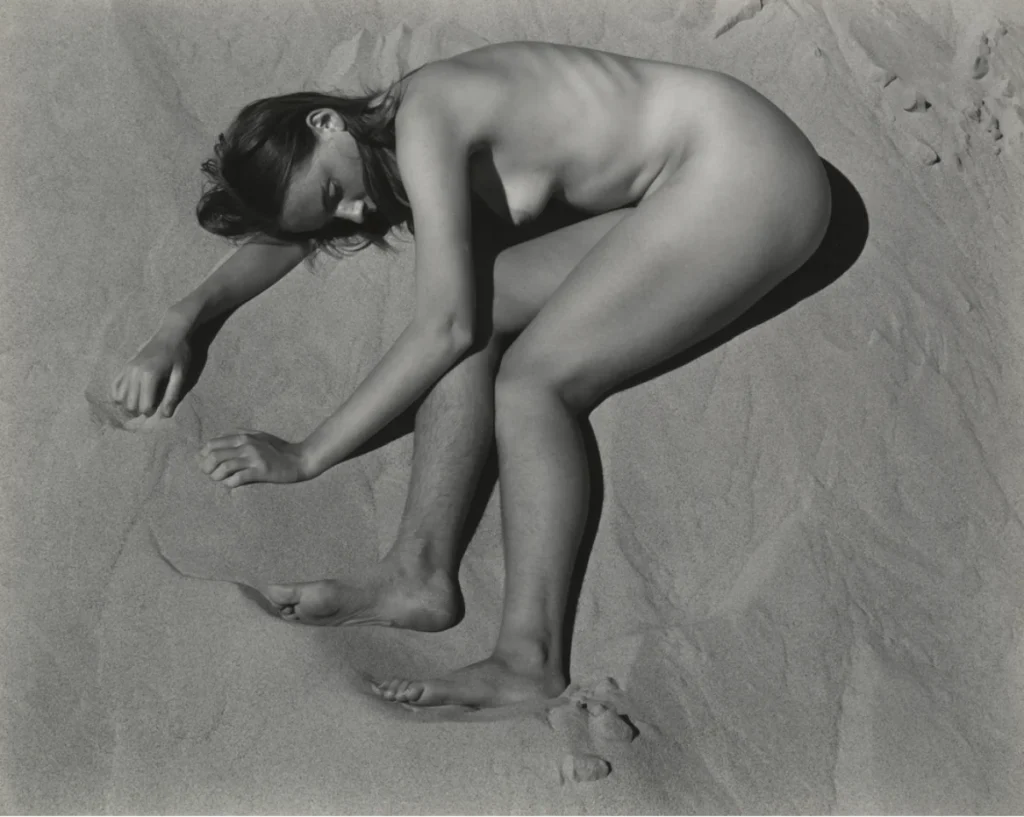 Edward Weston. Nude on sand. Oceano. 1936.